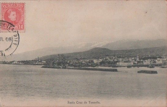 Santa Cruz de Tenerife (Spagna) - Viaggiata 1908