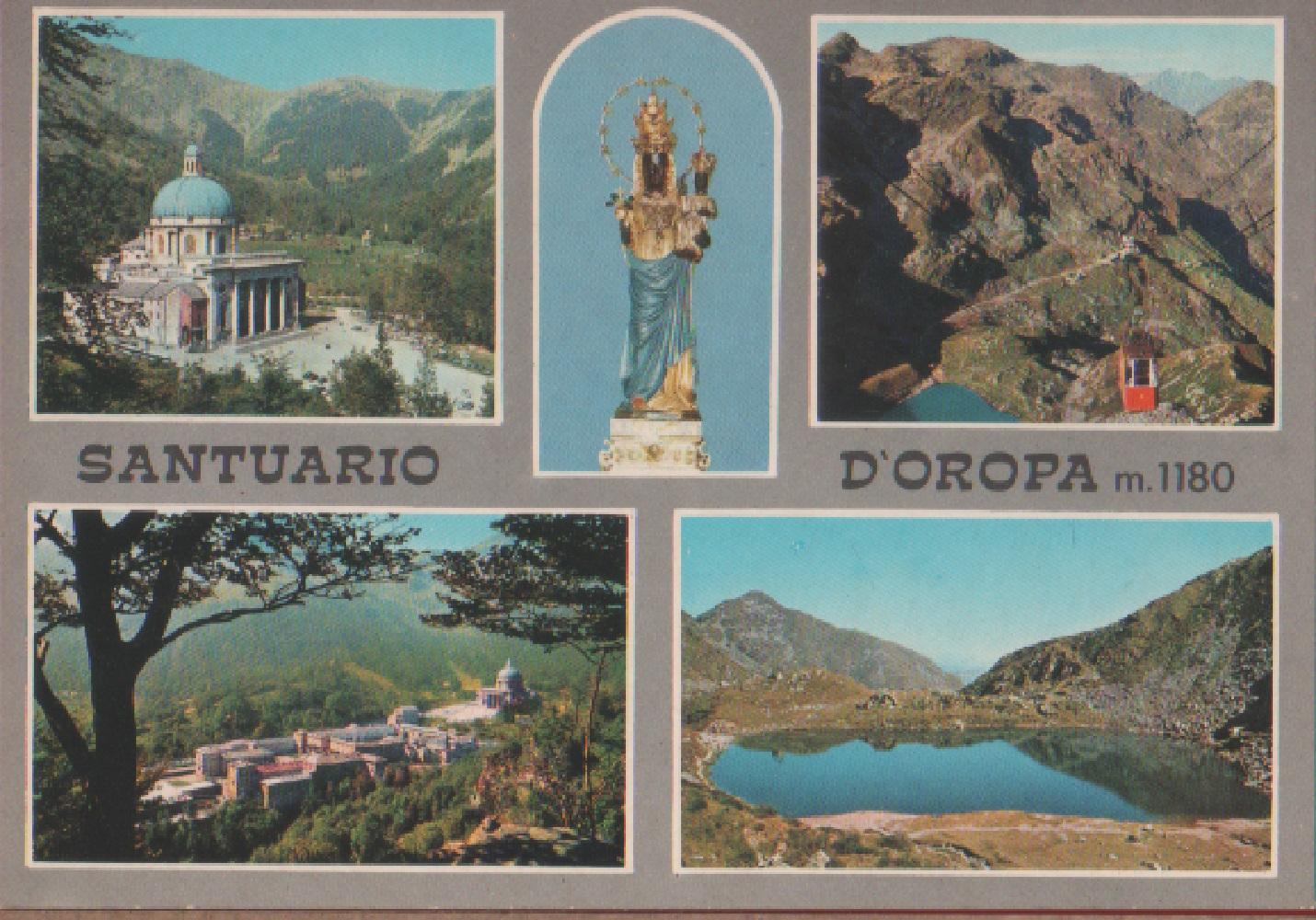 Santuario d'Oropa (BI). Vedutine. Non viaggiata