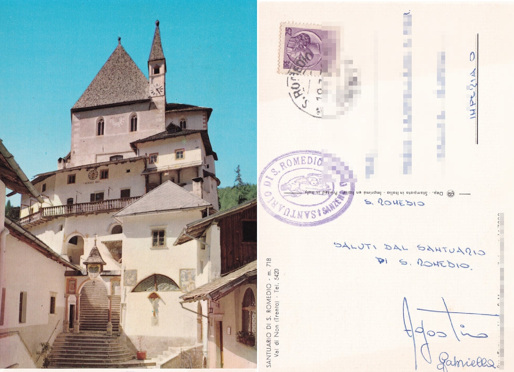 Santuario di S. Romedio. Val di Non (Trento) - Viaggiata …
