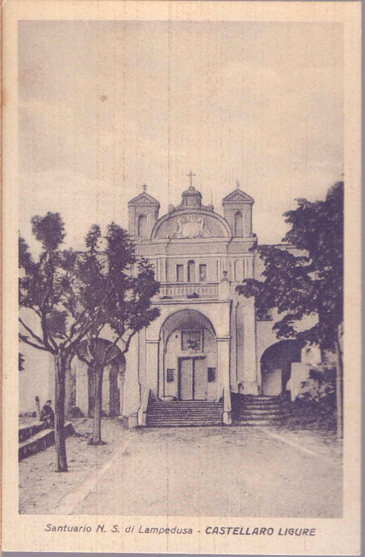 Santuario N.S. di Lampedusa. Castellaro Ligure (IM). non viaggiata