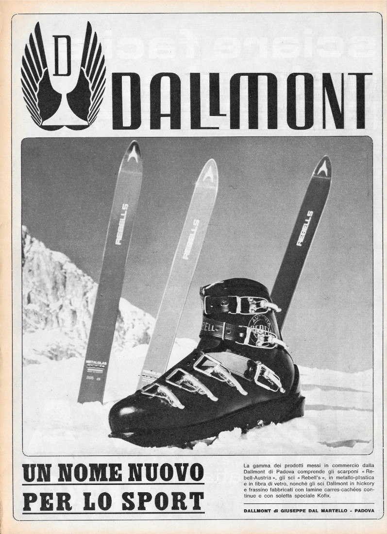 Scarponi Dallmont / Fischer Ski - Advertising 1968