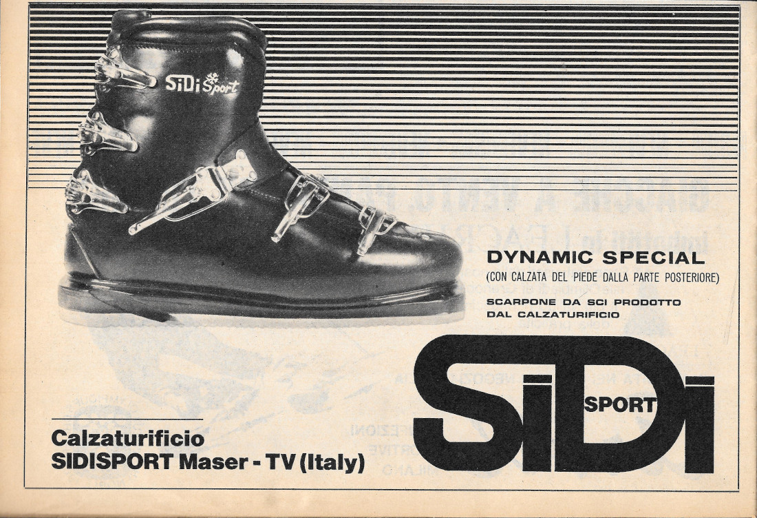 Scarponi SIDI Sport - Advertising 1968