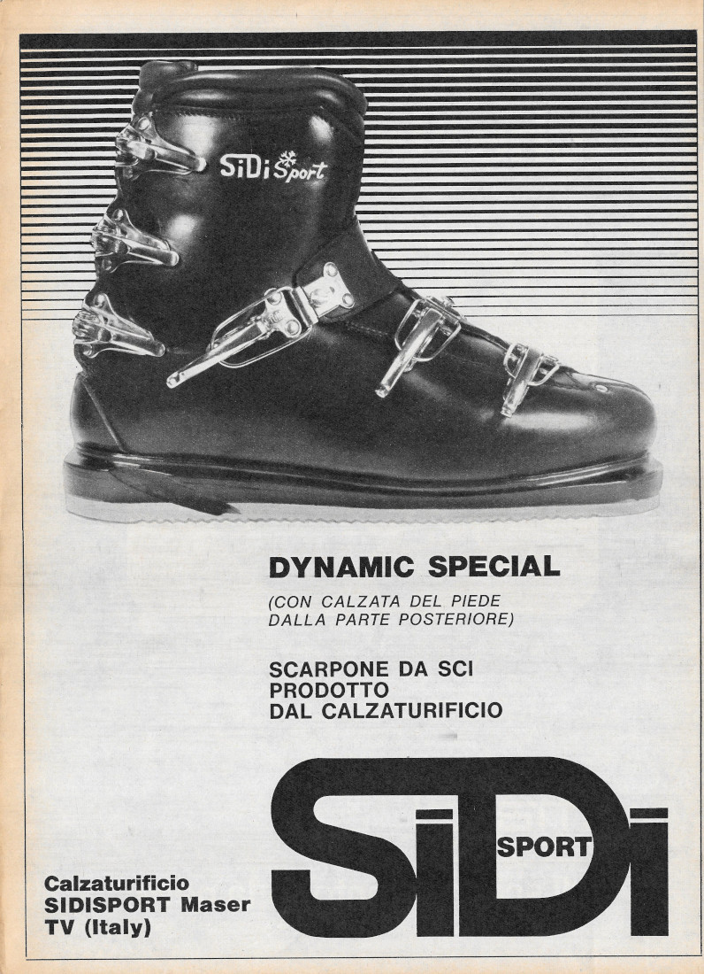 Scarponi SIDI Sport / Sci Maxel H.S - Advertising 1968