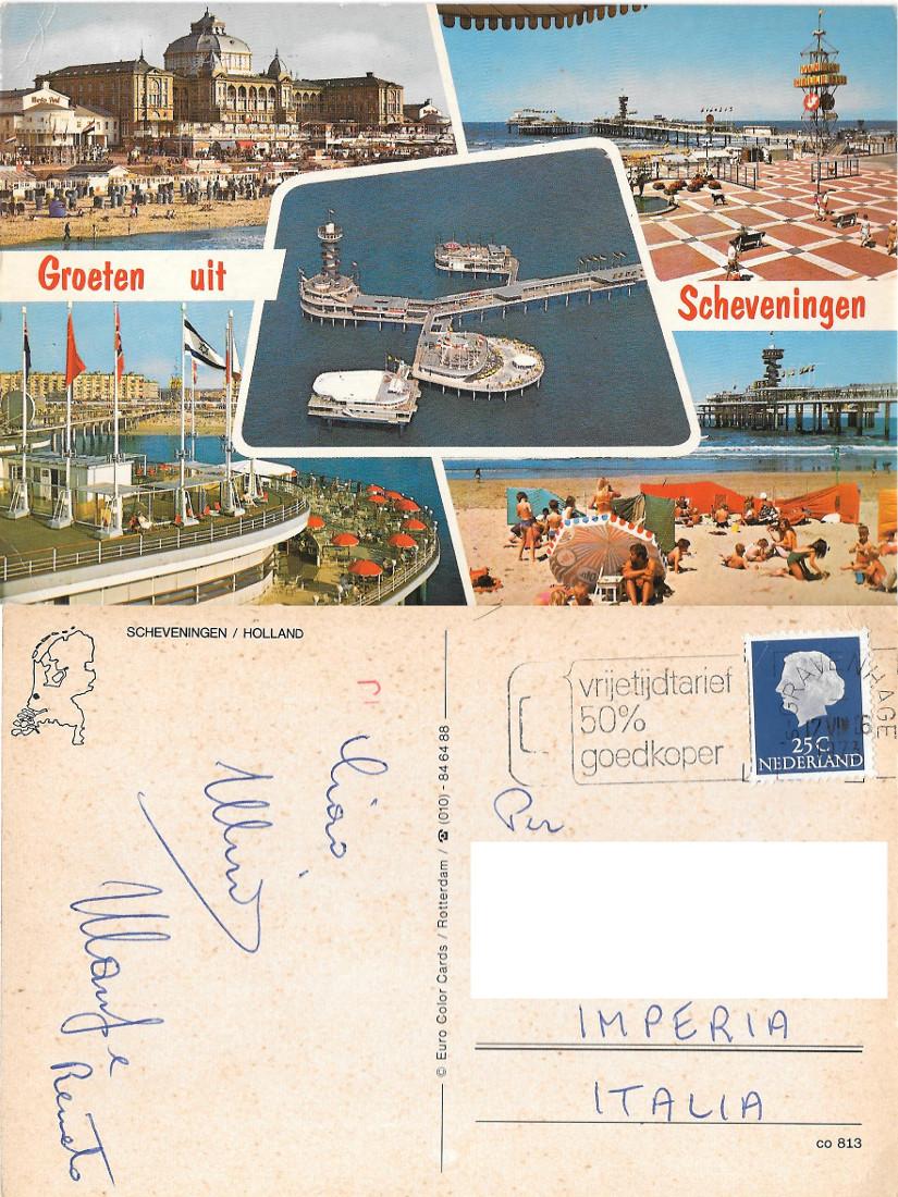 Schveningen (NLD). Vedute. Viaggiata 1973