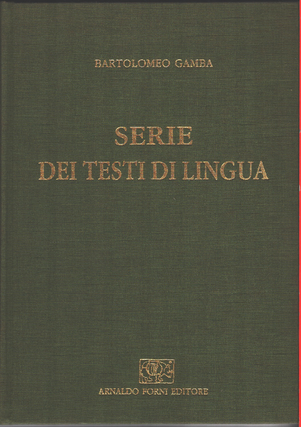 Serie dei testi di lingua