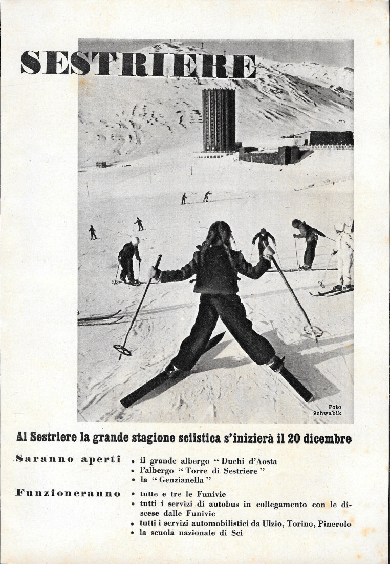 Sestriere - Advertising 1939