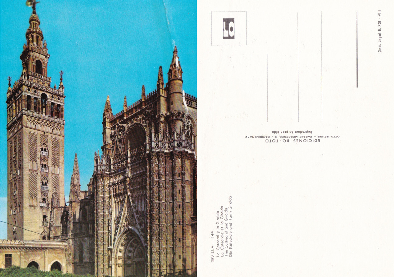 Sevilla. La Catedral y la Giralda. Non viaggiata