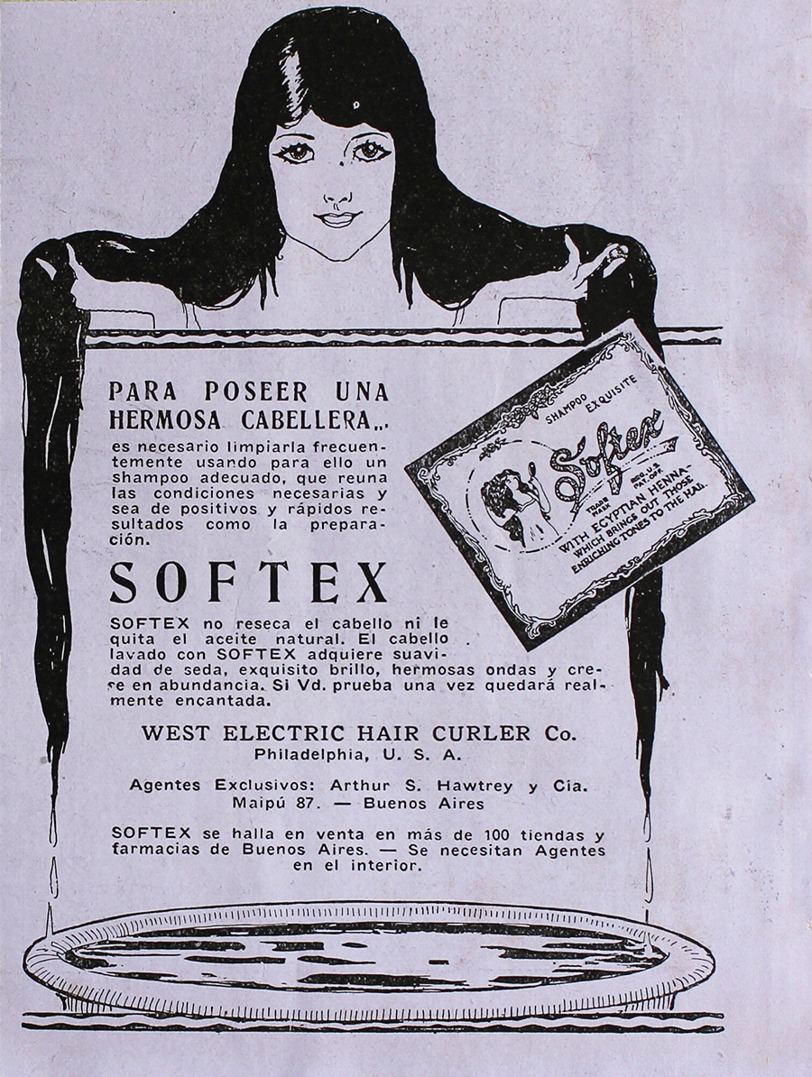 Shampoo Softex - Advertising 1922
