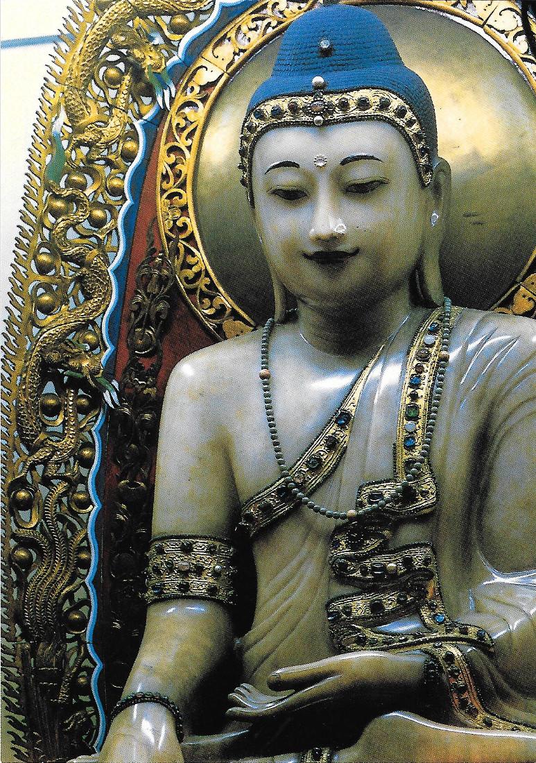 Shanghai. The Statue of Buddha in the Jade Buddha Temple. …