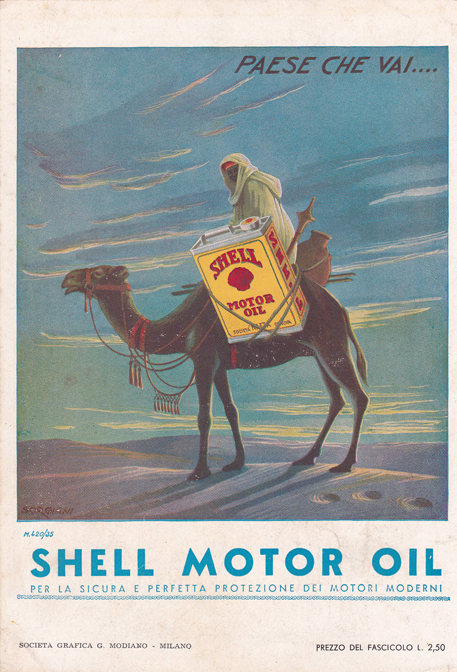 Shell Motor Oil - Advertising 1936