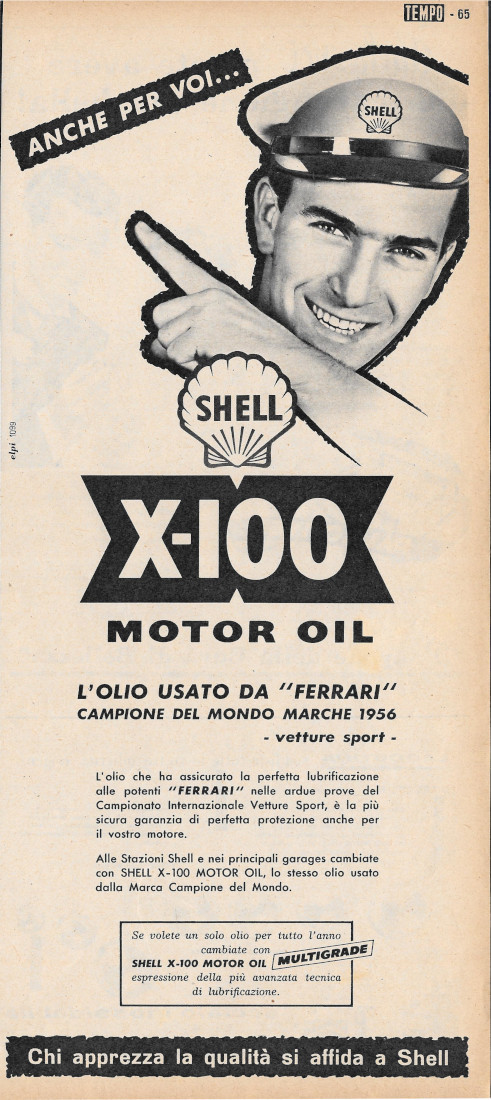 Shell X-100 - Advertising 1956