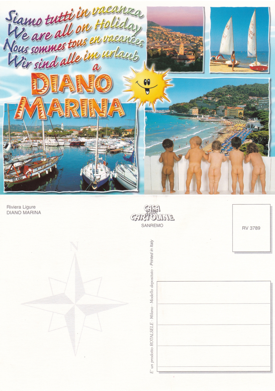 Siamo tutti in vacanza a Diano Marina (IM). Non viaggiata