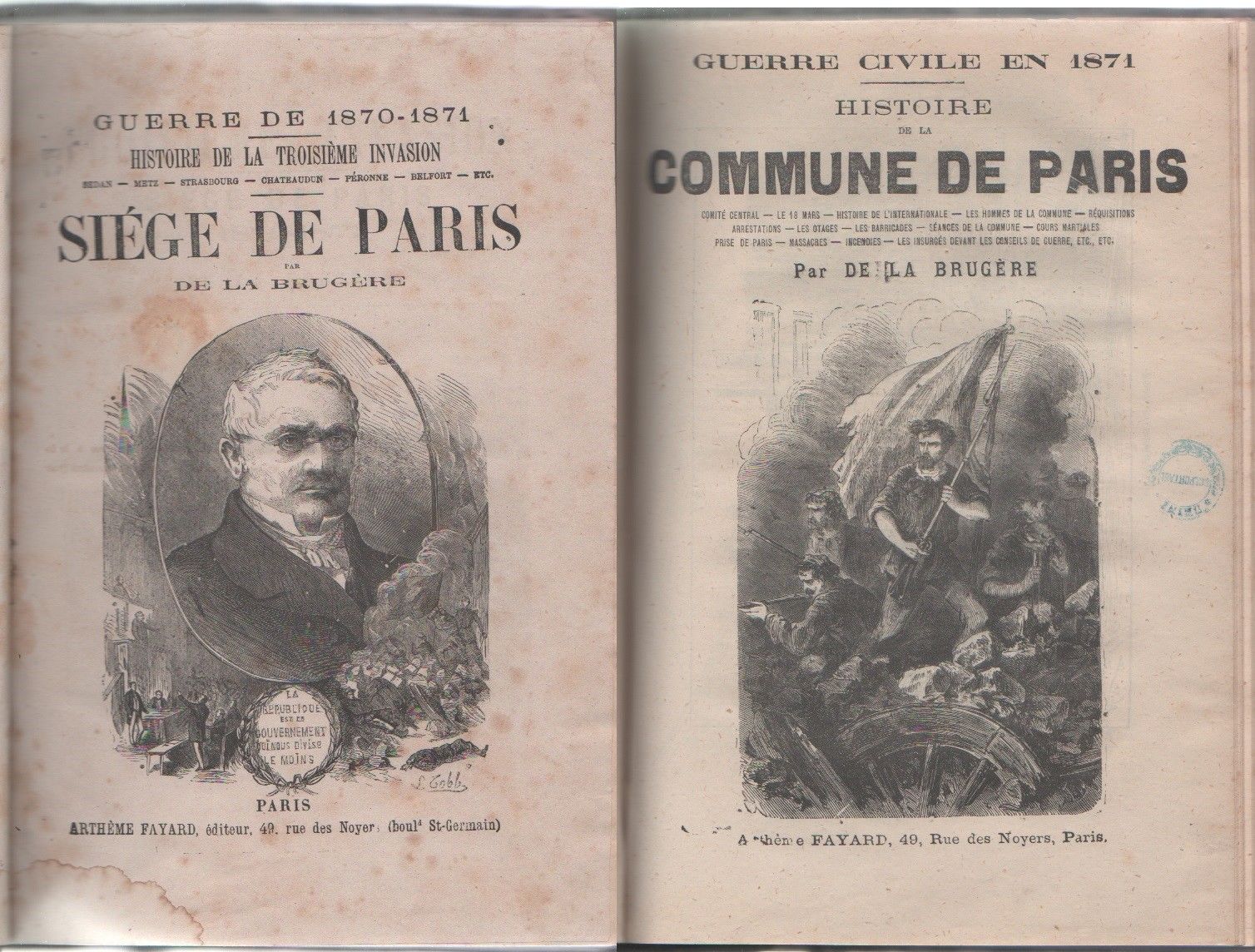 Siége de Paris; Commune de Paris - L. de La …