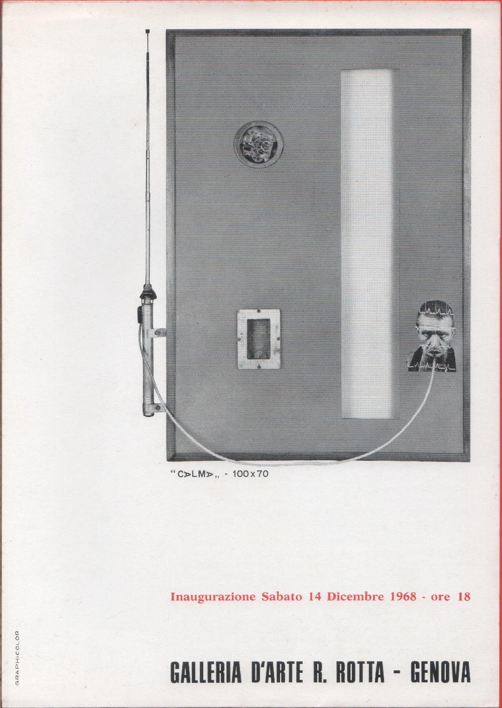 Silvio Ceccato, Miles. Galleria Rotta, Genova 14/24 dicembre 1968