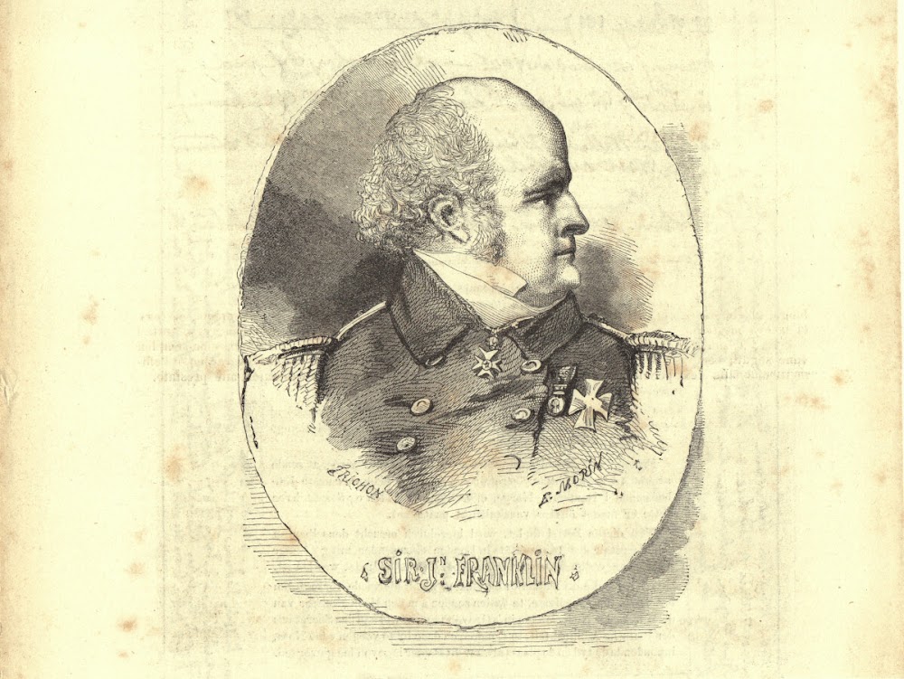 Sir. J.n Franklin. Stampa 1863.