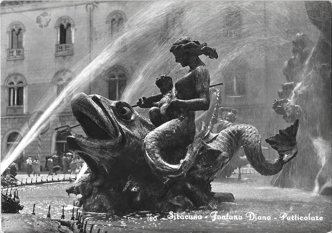 Siracusa. Fontana Diana, particolare. Non viaggiata