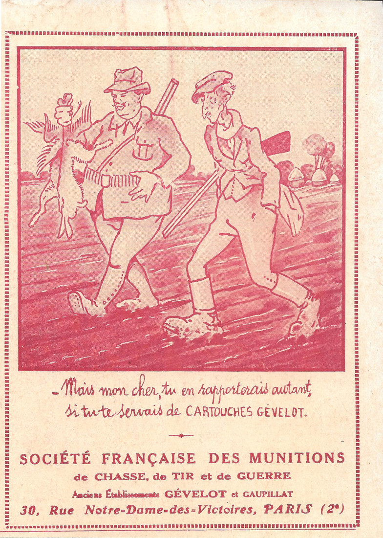 Société Française des Munitions - Advertising 1924