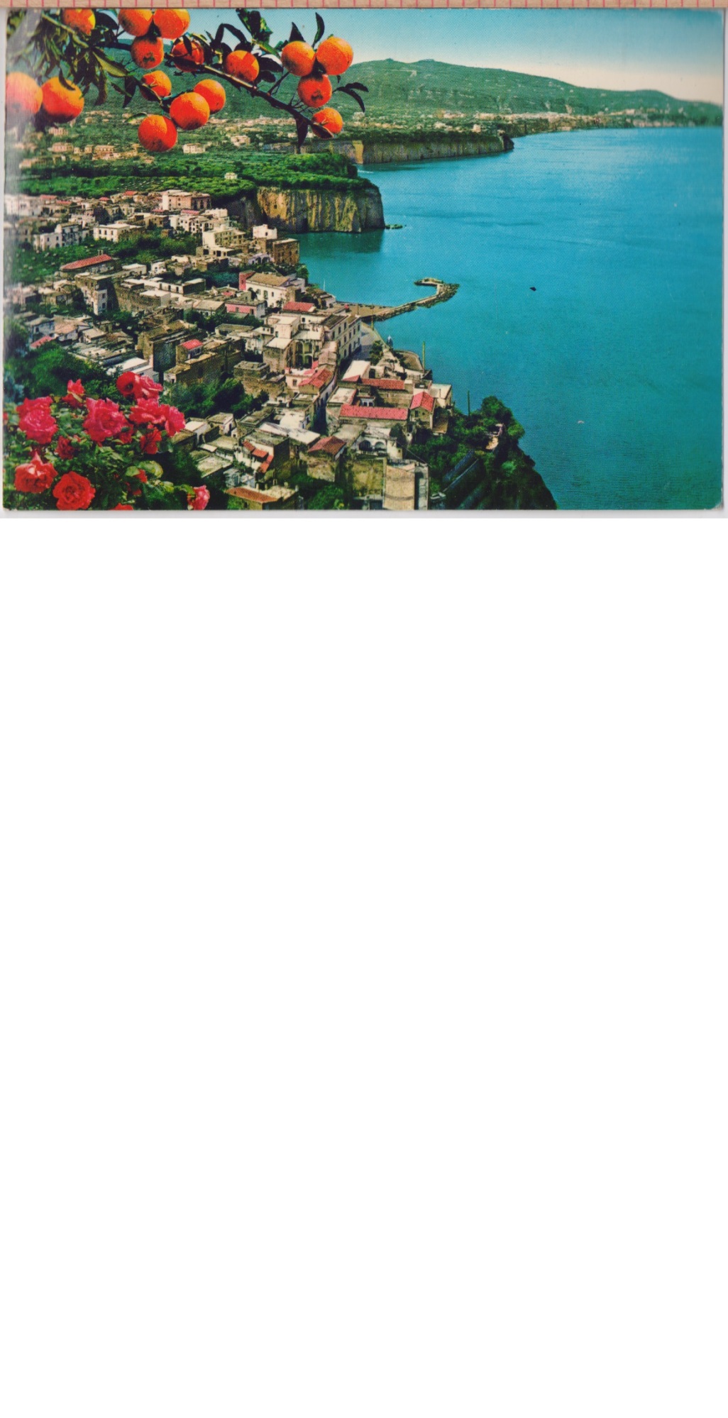 Sorrento. Panorama da levante Viaggiata 1975