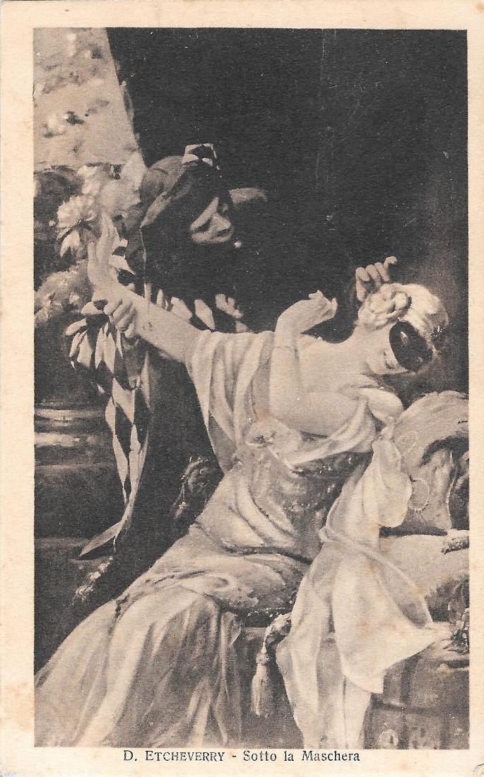Sotto la Maschera (D. Etcheverry). Non viaggiata