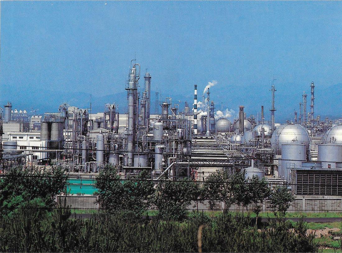 South Korea. Factories of Ulsan Petro-chemical Industry Complex. Non viaggiata