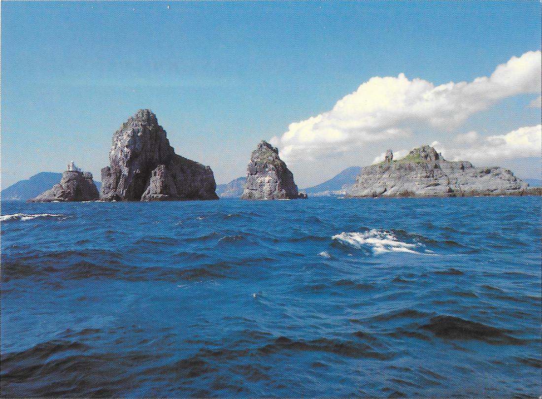 South Korea. Oryukdo Island in the coastal sea of Pusan. …