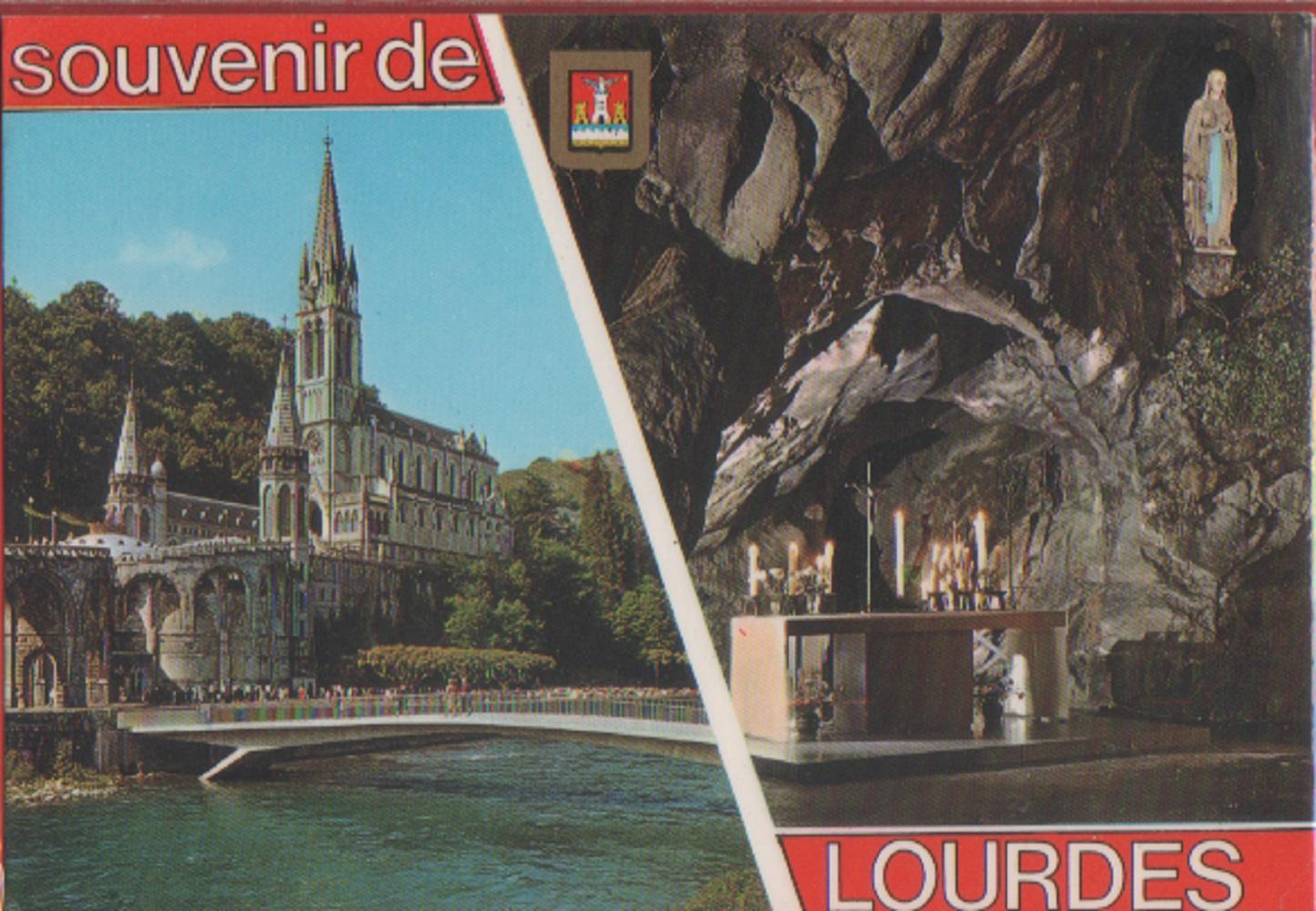 Souvenir de Lourdes. Vedute. Non viaggiata