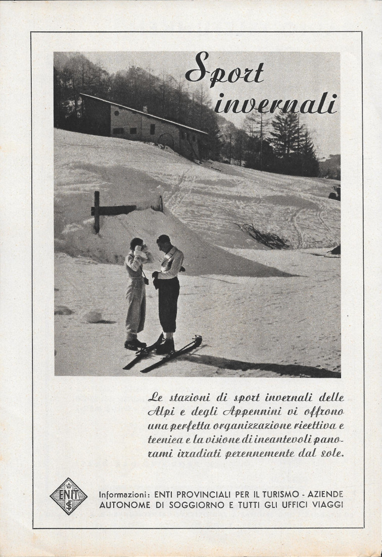 Sport invernali, ENIT/ Radio Telefunken - Advertising 1941