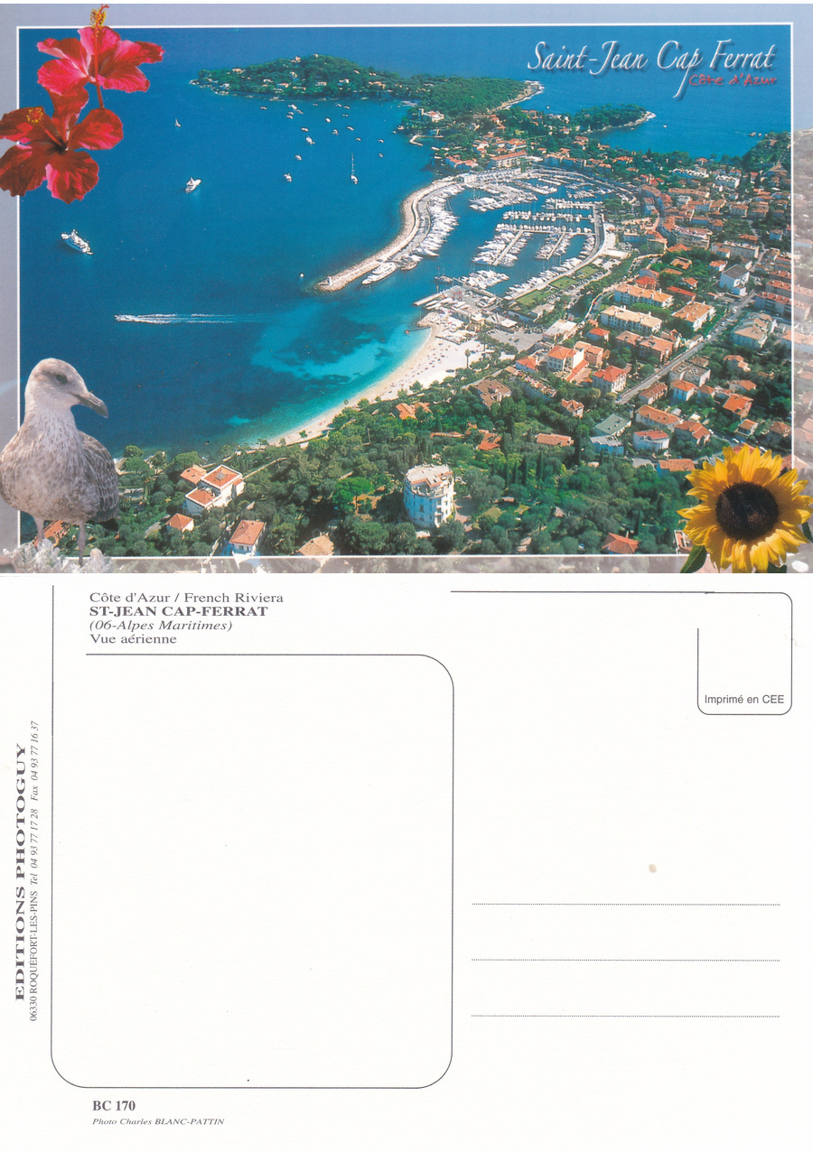 St.-Jean Cap-Ferrat. Non viaggiata