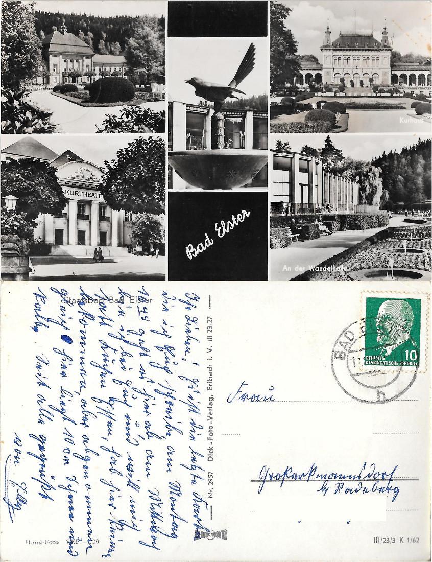 Staatsbad, Bad Elster. Viaggiata