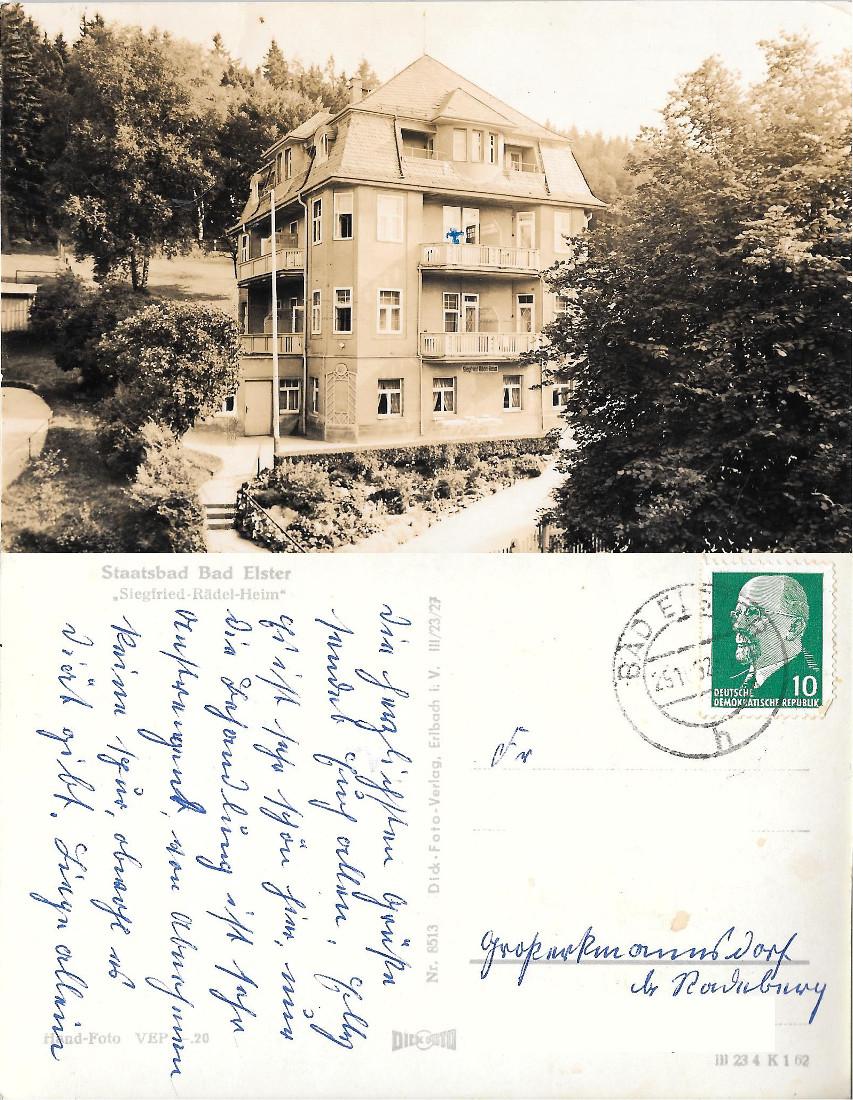 Staatsbad Bad Elster. Viaggiata