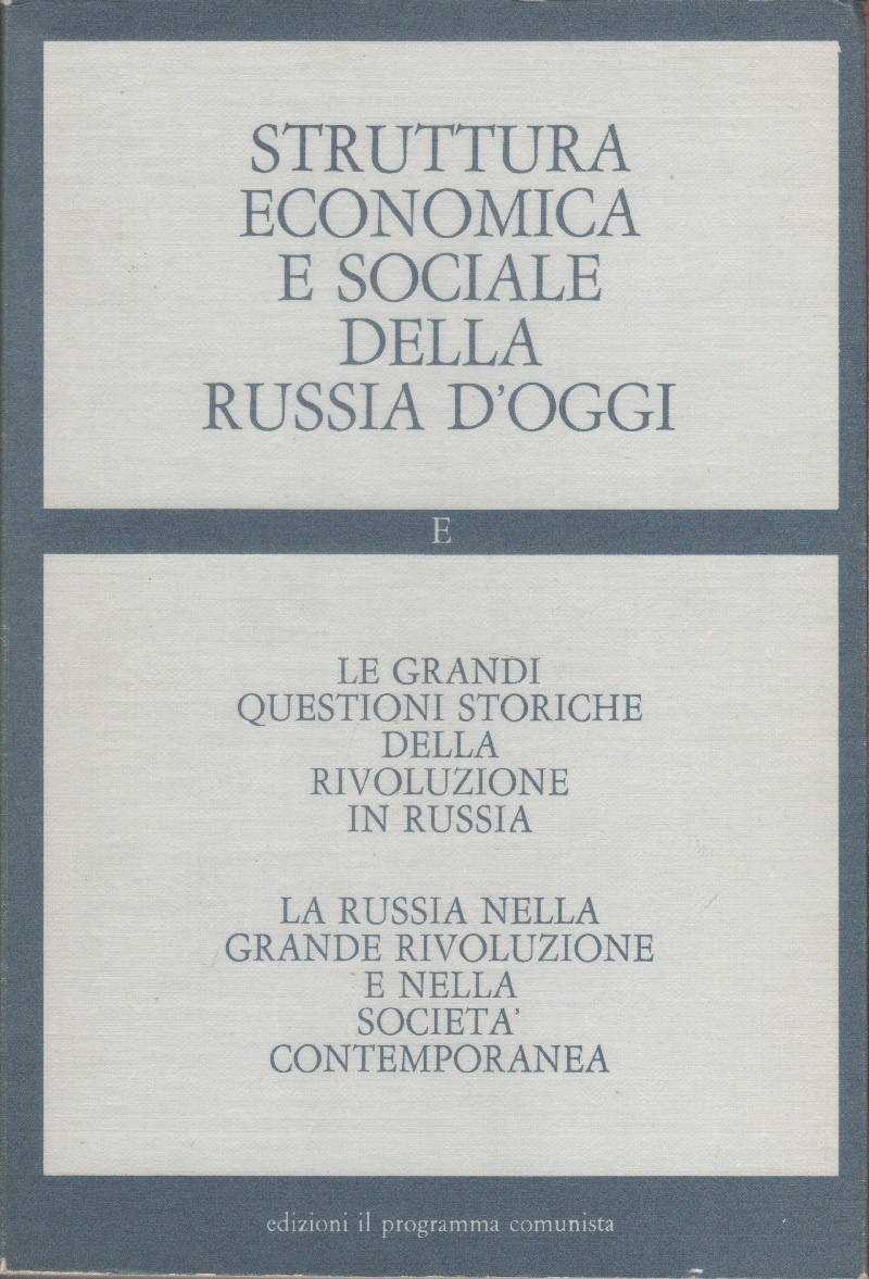 Struttura economica e sociale della Russia d'oggi