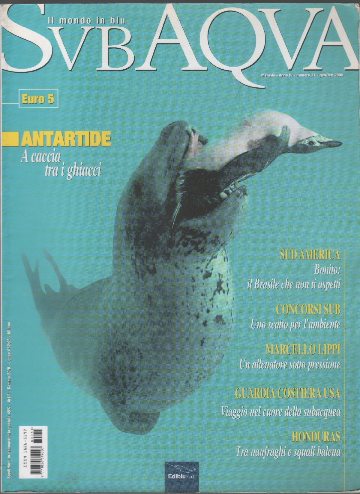 SubAqua rivista. n. 31, gennaio/febbraio 2008