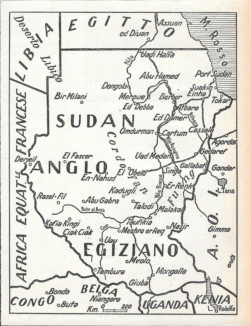 Sudan Anglo-Egiziano. Stampa 1934