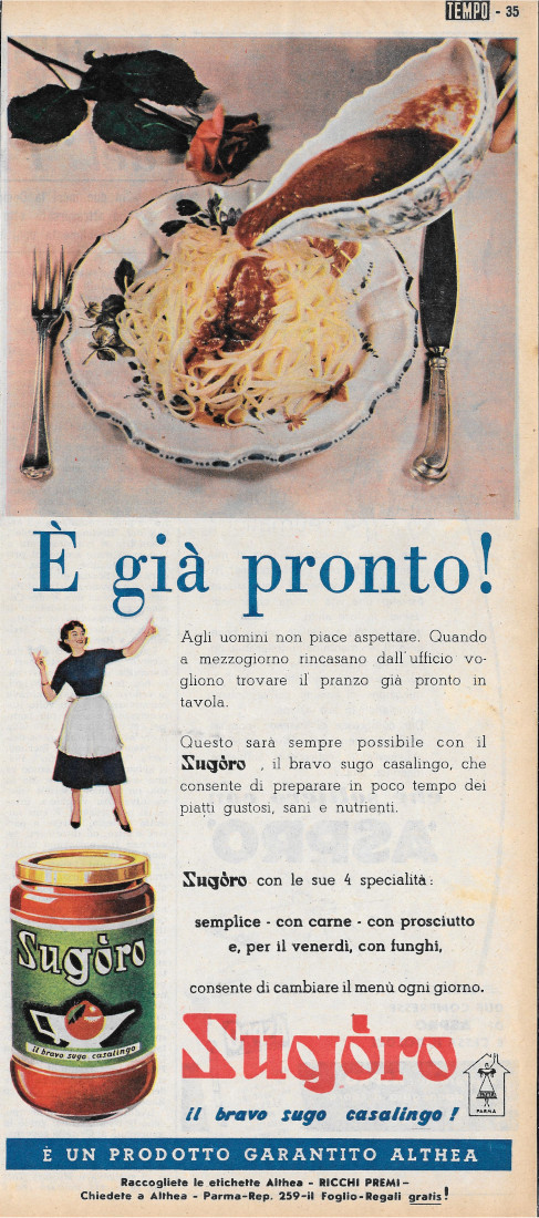 Sugòro è già pronto - Advertising 1956