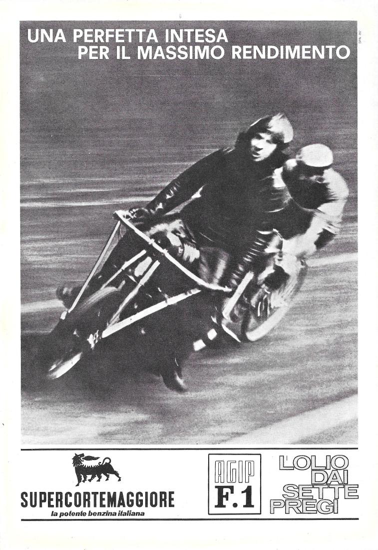 Supercortemaggiore-Agip. Una perfetta intesa per il massimo rendimento. Advertising 1964