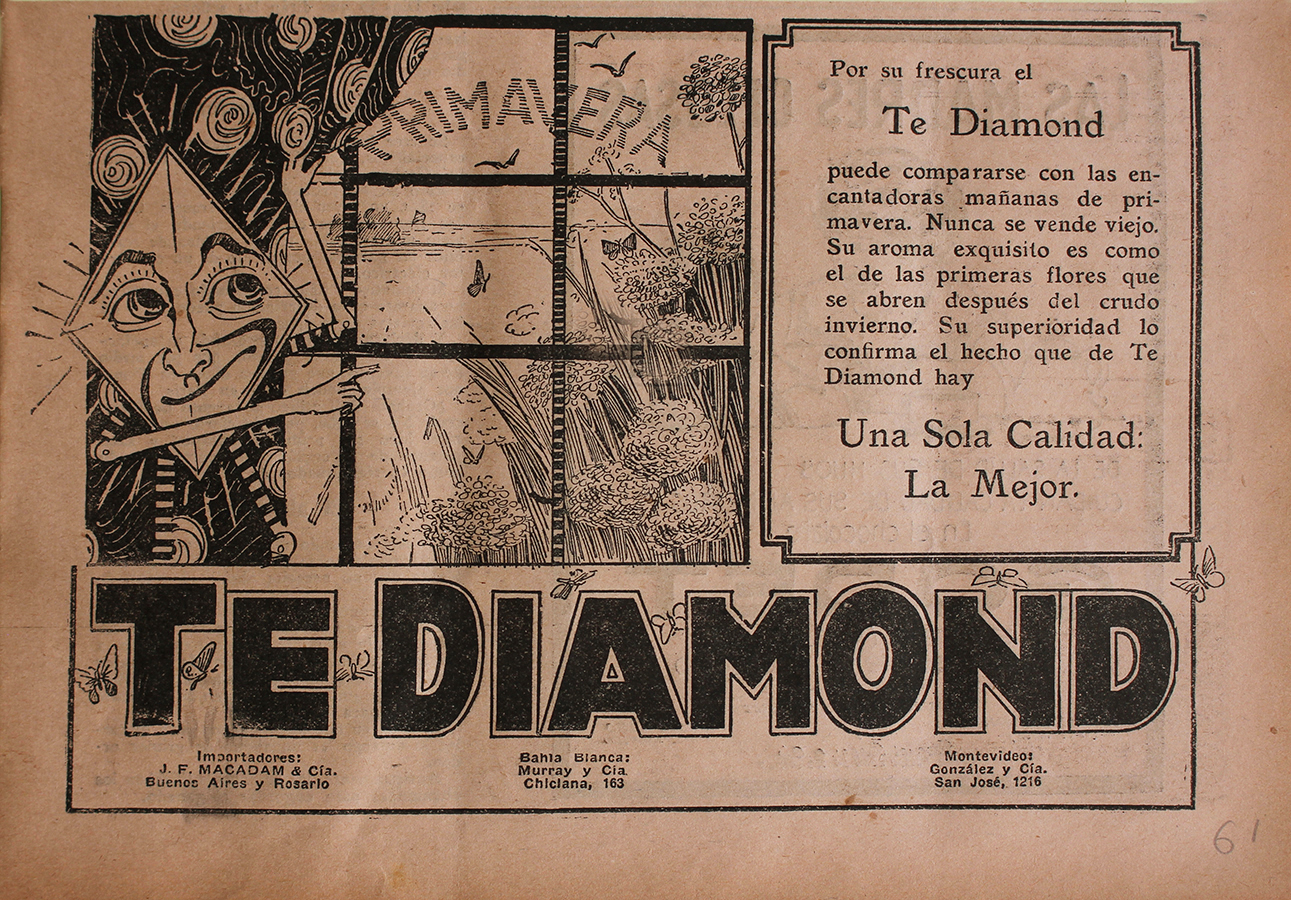 Te Diamond - Advertising 1922