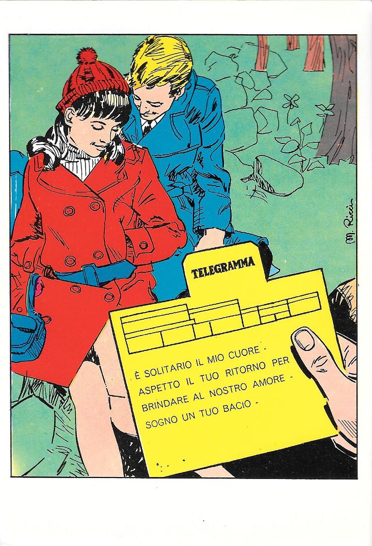 Telegramma d'amore. È solitario il mio cuore. Aspetto il tuo …