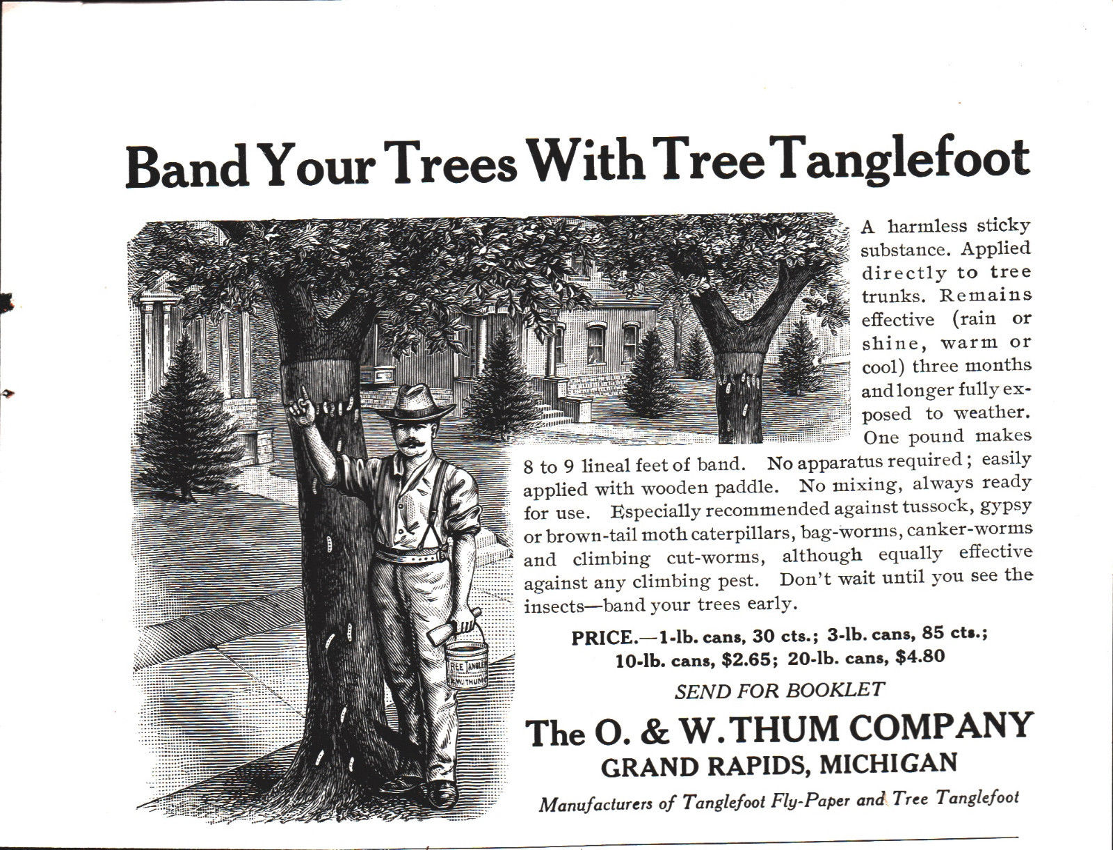 The O. &amp; W. Thum company - Pubblicità 1912