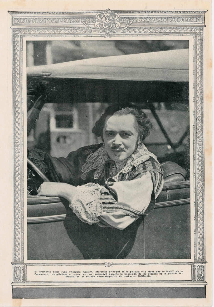 Theodore Kosloff actor / M. Alvarez. Sastreria de lujo. Buenos …