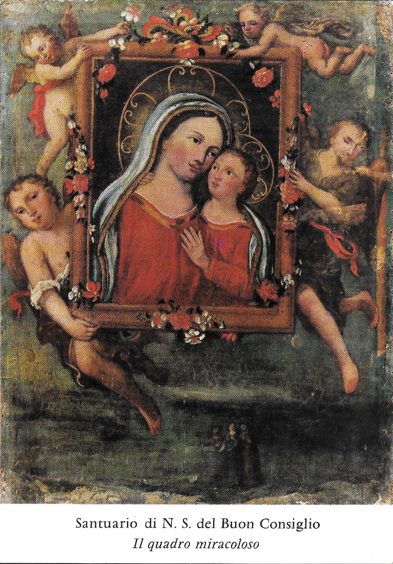 Tinella (CN). Santuario di NS del Buon Consigio. Il quadro …