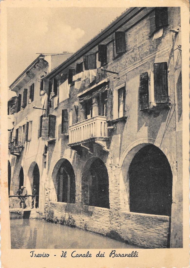 Treviso. Il Canale dei Buranelli. Non viaggiata, originale