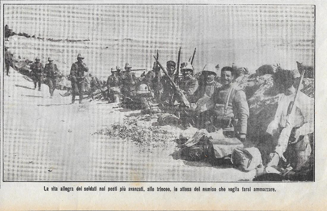 Tripolitania. La vita allegra dei soldati nei posti più avanzati. …