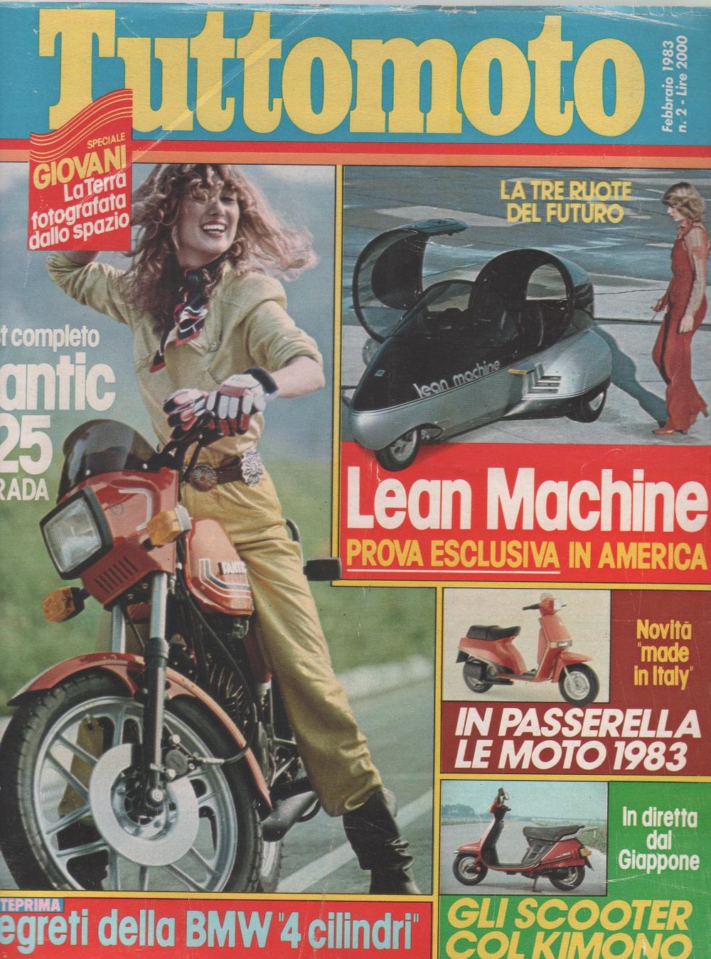 Tuttomoto. 1983 n. 2. Fantic 125, Lean Machine, I segreti …