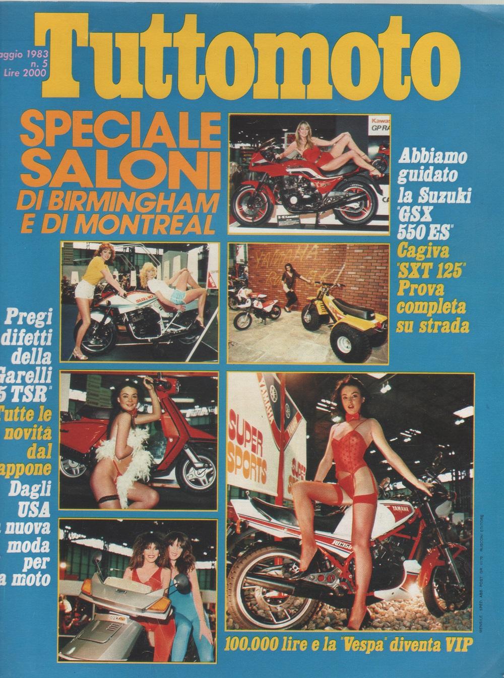 Tuttomoto. 1983 n. 5. Speciale salone di Birmingham e Montreal