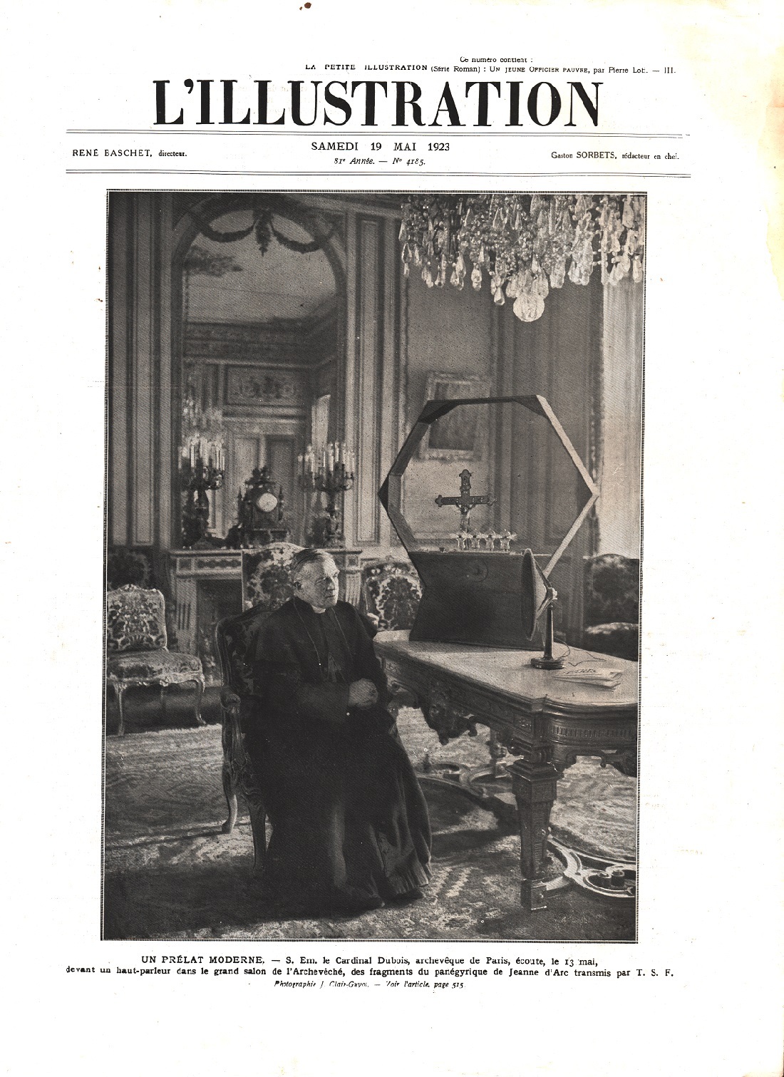 Un prelat moderne. S. Em. le Cardinal Dubois trasmis par …