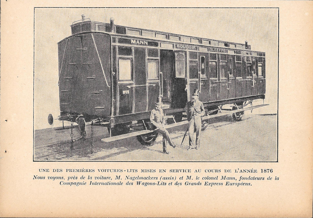 Une des premièrs Voitures-Lits mises en service au cours de …