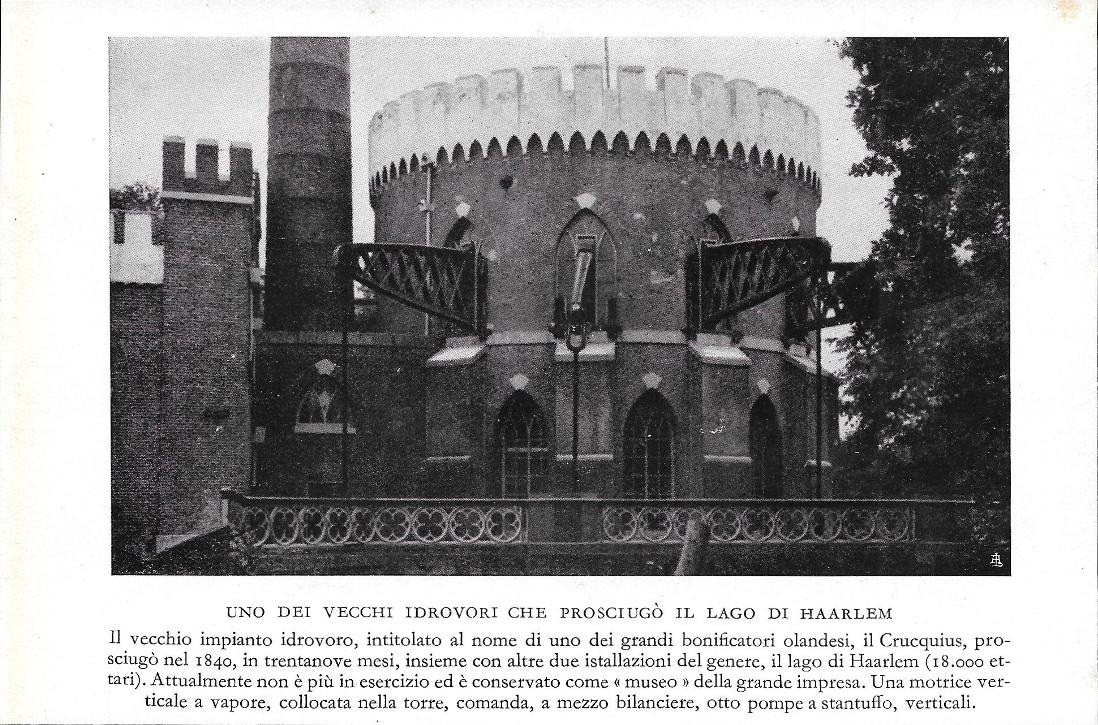 Uno dei vecchi idrovori che prosciugò il Lago di Haarlem. …