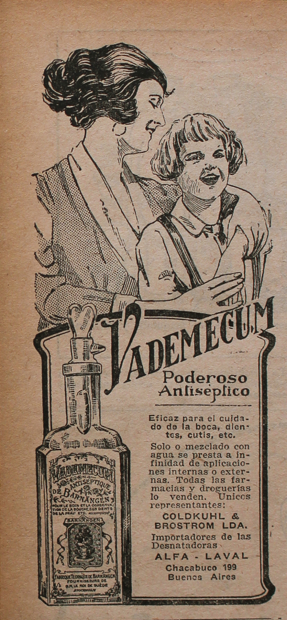 Vademecum poderoso antiseptico - Advertising 1922