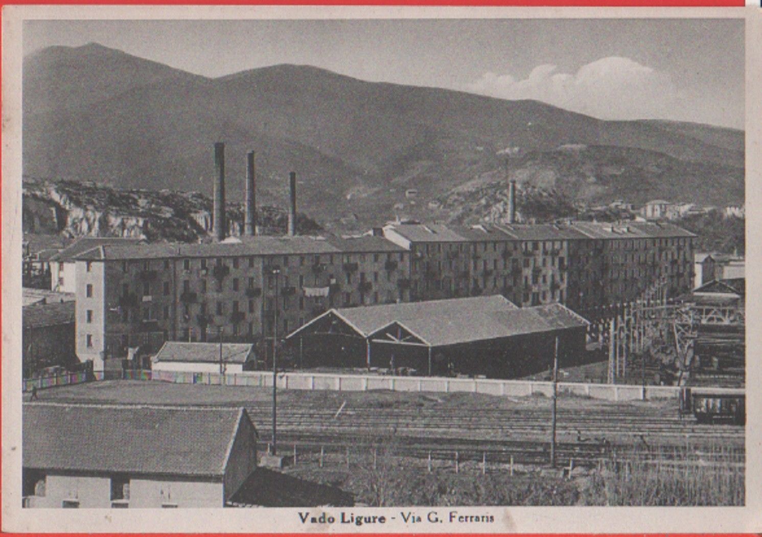 Vado Ligure (SV). Via G. Ferraris. Non viaggiata. Originale