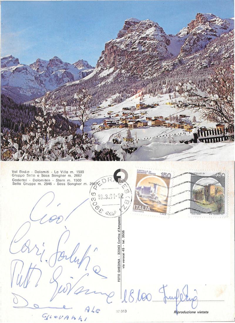 Val Badia (BZ). La Villa. Gruppo Sella e Sass Songher. …